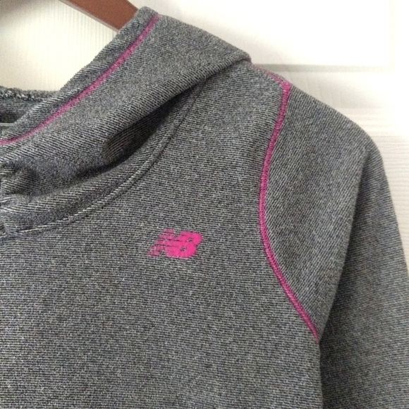 New Balance Dry Pullover Hoodie Long Sleeve Gray Small - Picture 3 of 12